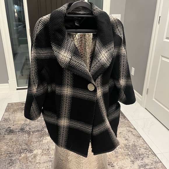 Focus 2000 shorty cute plaid jacket size large - Picture 11 of 17